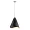 Nuvo Tango 1-Light Small Pendant Matte Black with Polished Nickel 60/7472 - alternate 2